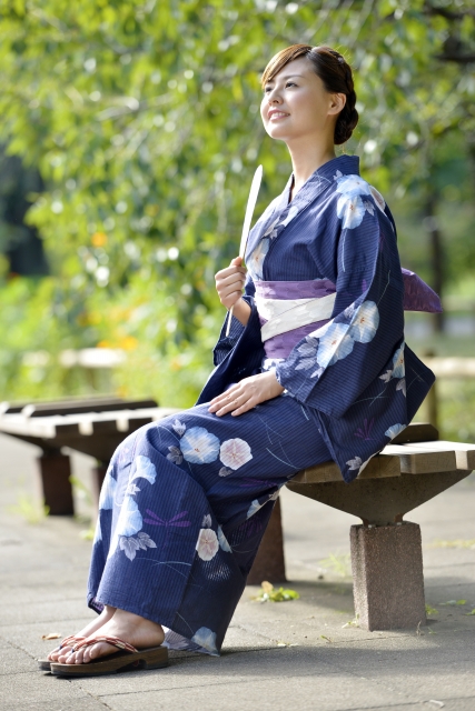 浴衣のプリント例